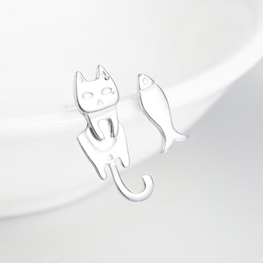 925 Sterling Silver Earrings with Platinum Plating for Women - 0