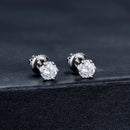 925 Sterling Silver Moissanite Earrings for Women-4
