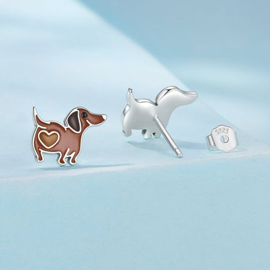 925 Sterling Silver Enamel Oxidized Earrings for Women - 0