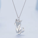 925 Sterling Silver 16mm x 10mm Platinum Plated Necklace for Unisex-4