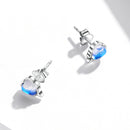 925 Sterling Silver Moonstone Earrings for Women-5