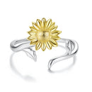 925 Sterling Silver Plated White Gold Ring for Women-1