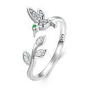 925 Sterling Silver Oxidized Silver Pavé Setting CZ Ring-2