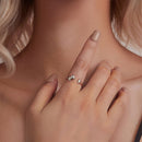 925 Sterling Silver Oxidized 1.8mm Width Elegant Style E Ring-7