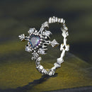 925 Sterling Silver Pavé Setting CZ Ring for Women-4
