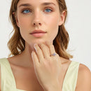 925 Sterling Silver Pavé Set CZ Enamel White Gold Plated Nano Opal Pendant Ring-8
