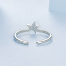 925 Sterling Silver Star Ring for Women-4