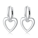 925 Sterling Silver Earrings for Women - Oxidized - 1.9x1.2cm-1