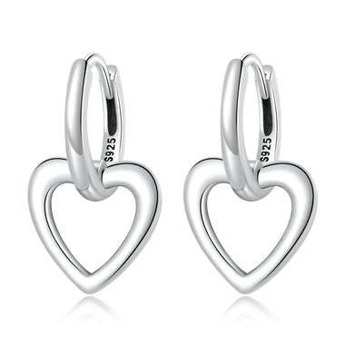 925 Sterling Silver Earrings for Women - Oxidized - 1.9x1.2cm