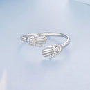 925 Sterling Silver Pavé Setting CZ Ring for Women-3