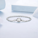 925 Sterling Silver Bracelet 17cm with Oxidized Finish-2