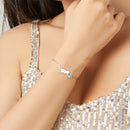 925 Sterling Silver Adjustable Bracelet for Unisex-7