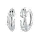 925 Sterling Silver White Gold Plated Earrings for Women-3