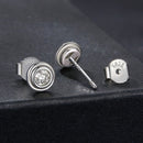 925 Sterling Silver 0.1 Carat Genuine Moissanite Earrings for Women-2