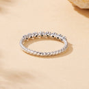 925 Sterling Silver Synthetic Turquoise Ring Size 6.0-3