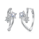 925 Sterling Silver Wedding Earrings with White Gold Plating and CZ Stones for Women-1