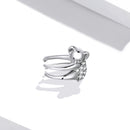 925 Sterling Silver CZ Pavé Setting Earrings-5