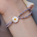 925 Sterling Silver Plated Platinum Deep Seashell Bracelet 24cm Adjustable for Women-9