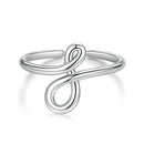 925 Sterling Silver Oxidized Silver 0.16 cm Ring-1
