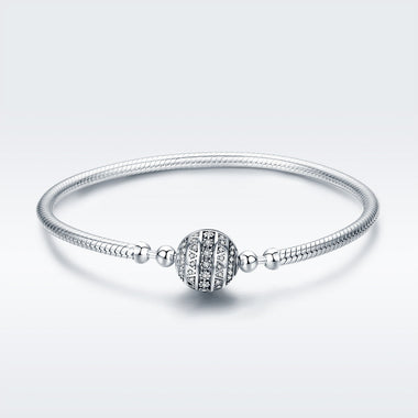 925 Sterling Silver SCB Bracelet Style Nan Size 17.0 for Women - 0