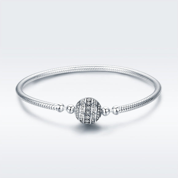 925 Sterling Silver SCB Bracelet Style Nan Size 17.0 for Women