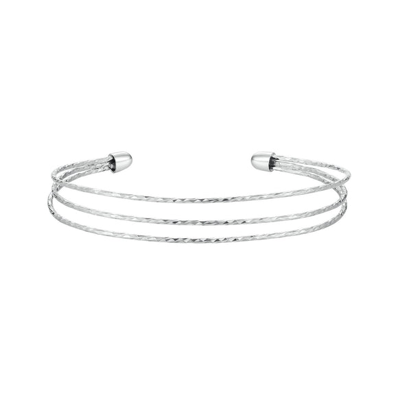 925 Sterling Silver White Gold Plated Bracelet for Women