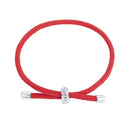 925 Sterling Silver and White Gold Plated Rope Bracelet for Men-3