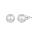925 Sterling Silver Earrings with Quality Shell Pearl in White Gold Plating for Women-3