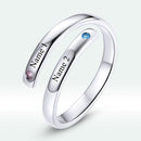 925 Sterling Silver Pavé Setting CZ Oxidized Silver Ring-2