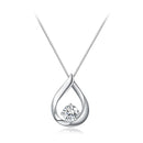 925 Sterling Silver Necklace with 1 Carat Moissanite - 400mm Length for Women-2