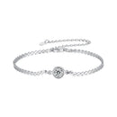 S925 Sterling Silver 5.0mm Moissanite Bracelet for Women-1