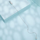 925 Sterling Silver White Gold Plated Moonstone CZ Bracelet for Women-4