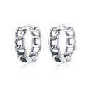 925 Sterling Silver Oxidized Earrings for Women-3