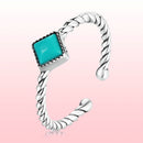 925 Sterling Silver Stackable Pavé Setting CZ Ring for Women-3