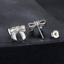925 Sterling Silver Moissanite Earrings 0.3 cm for Women-3