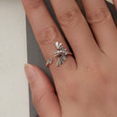 925 Sterling Silver Oxidized Dragon Ring-6