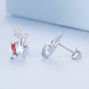 925 Sterling Silver Moonstone CZ Earrings for Women-6
