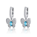 925 Sterling Silver Earrings with Pavé Setting CZ for Women-1