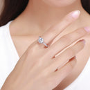 925 Sterling Silver Ring Size 6 for Women-6