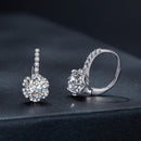 925 Sterling Silver Moissanite 6.5 Carat Earrings for Women-5