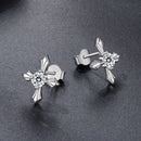 925 Sterling Silver 0.30 Carat Genuine Moissanite Earrings for Women-3
