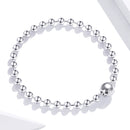 925 Sterling Silver Bracelet 17cm Oxidized & Platinum Plated for Women-3