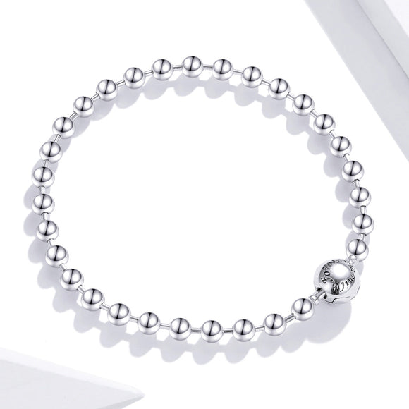 925 Sterling Silver Bracelet 17cm Oxidized & Platinum Plated for Women