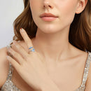 925 Sterling Silver Ring with Enamel Process for Women-6