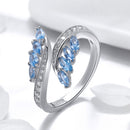 925 Sterling Silver Plated Platinum Pavé CZ Ring for Women-6