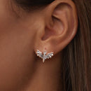 925 Sterling Silver Oxidized Silver Earrings for Women-5
