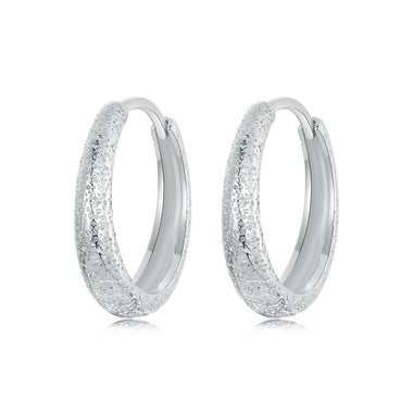 925 Sterling Silver Earrings 16*3mm with Platinum Plating for Women - 0
