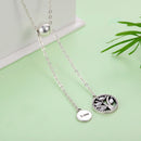 925 Sterling Silver Necklace 42CM Length with 9.5CM Pendant for Women-5