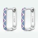 S925 Sterling Silver Enamel Oxidized Earrings for Women-4
