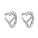 925 Sterling Silver Plated White Gold Earrings for Women-3